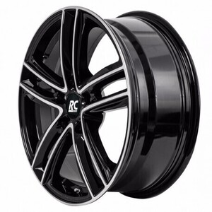 Aluminijski naplatak RC Design RC27 7x17 5/112 ET35 D3 Crno Polirana/Schwarz Glanz Voll-Poliert - EAN kod 4250145411551