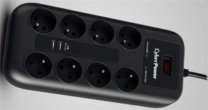 CyberPower prenaponska zaštita, P0820SUF0-DE, 8x šuko, 2x USB