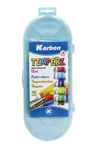 Tempera 1/10, 12 ml, KARBON, alu tuba